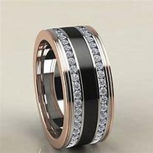 Mens Moissanite Wedding Rings, or Is Moissanite a Mans Best Friend