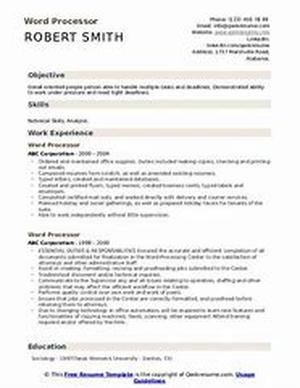 Resume - A Showcase Of  Your Skills