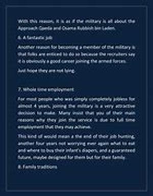 Military Careers: 10 Extraordinary Reasons Why People Join The Military