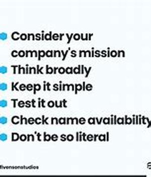 Choosing A Name For Your Company