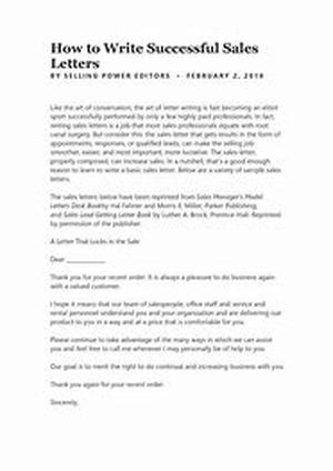 Get them with a powerful sales letter