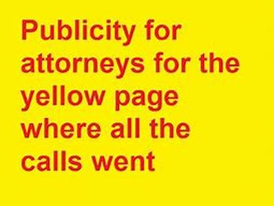 Yellow Page Advertising For Lawyers - Where Have All The Calls Gone