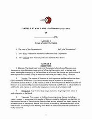 Bylaws  The Guts of a Corporation