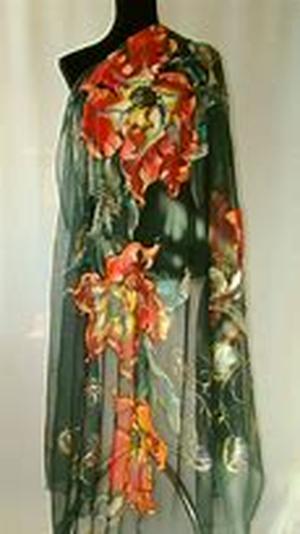 Hand Painted Silks Add Artistic Touches to the Home