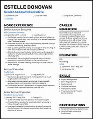 An Effective Resume