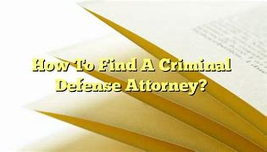 How Does a Criminal Defense Lawyer Do Their Job