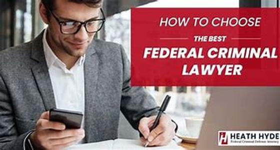 Federal Criminal Defense Lawyer: Not The Usual Lawyers  There is a difference between being prosecuted in a state court and being prosecuted in a federal court