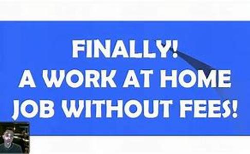 No Fee Work at Home Jobs