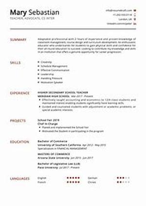 A Teaching Resume Will Define All Your Strong Points And Qualifications, Displaying You As The Best Choice For The Job