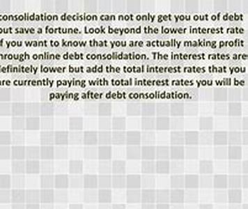 Debt Consolidation Companies