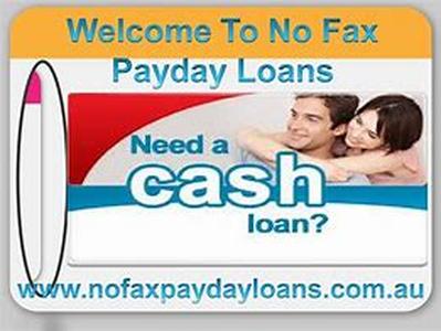 No Document Faxing Payday Loans