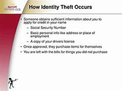 Identity Theft - Such a serious ongoing problem