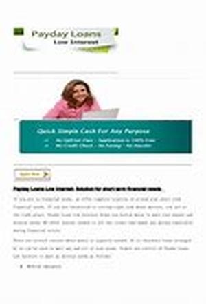 Payday Loans- To Make Ends Meet Until Your Next Payday Cheque