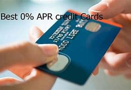 0 APR Credit Cards