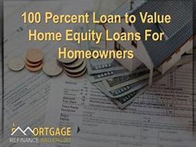 100 Percent Refinance  No Down Payment Refi Loans
