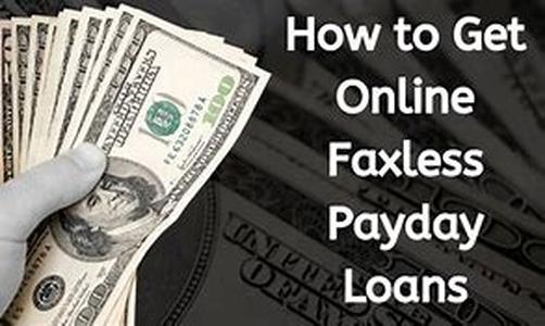Faxless Payday Loan