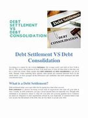 Debt Settlement American Style
