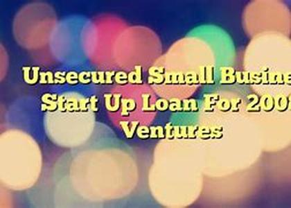 Unsecured Personal Loans and You