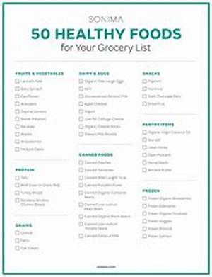 Healthy Diet with fruits and vegetables