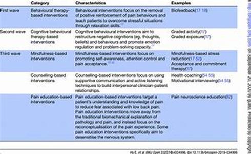 Back Pain and Considerations