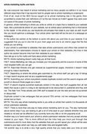 Article Marketing: How To Write Great Articles