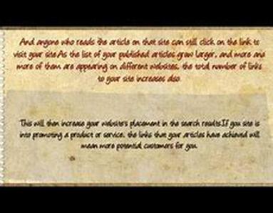 Article Writing And Internet Marketing