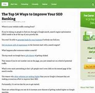 Seo - Get Your Website On The First Page In One Week