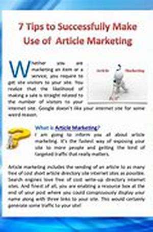 Article Marketing And Search Engine Optimization (SEO)