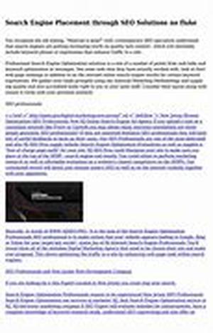 Search Engine Optimization  SEO Secrets