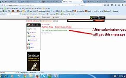 Submit Article 101: Get Free Publicity With Article Marketing