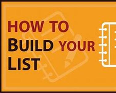List-Building: Why Sites Come Last And Lists Come First