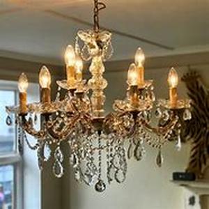 Antique Brass Chandelier