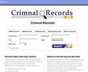 Criminal Records