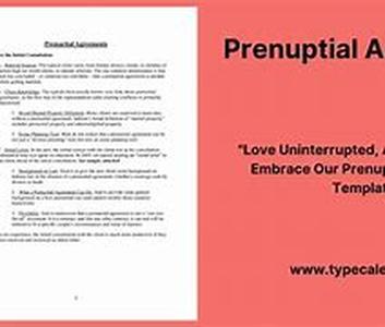 Pre-Nuptial Agreement When Getting Married