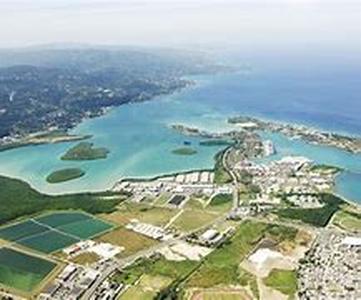 The modern  is s airport that can accommodate commercial jet aircrafts as big as the Boeing 747
