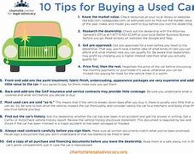 Buying A Used Car From A Dealer
